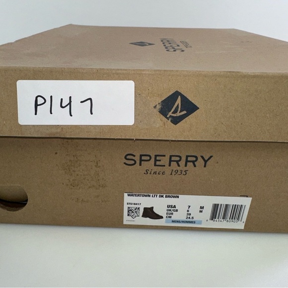 Sperry Mens Watertown LTT Waterproof Outdoor Boots Brown Leather Tan Size 7 main image 8